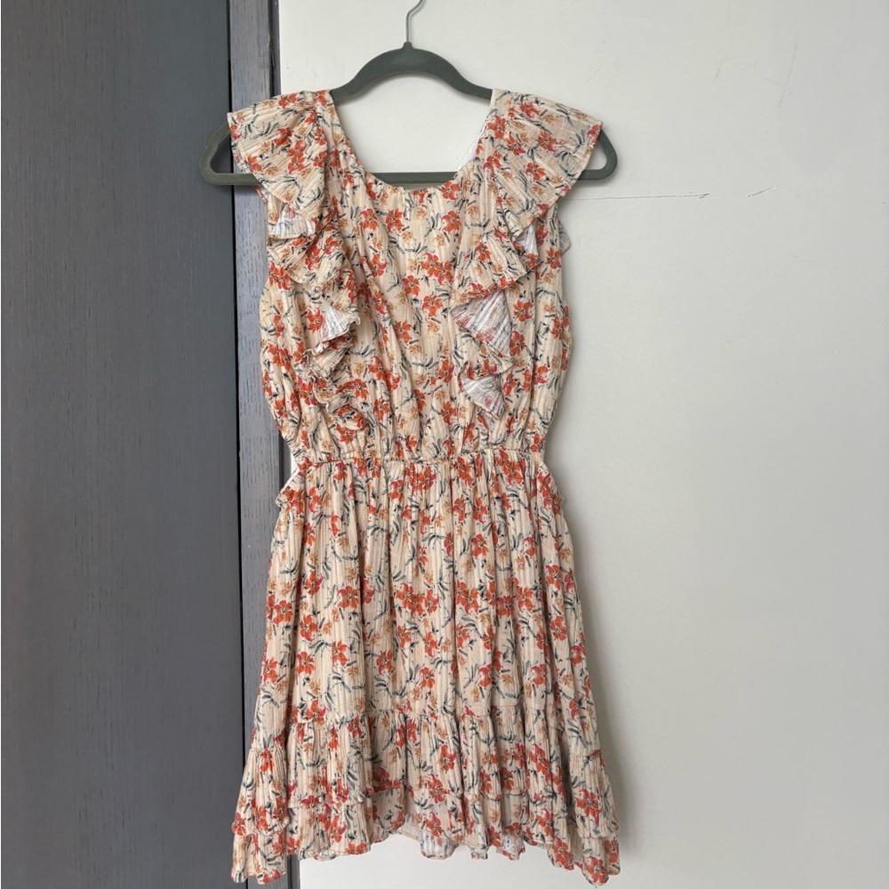 MINPINK zahari ruffle dress